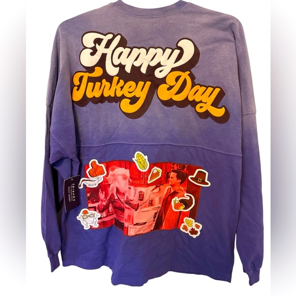 Friends -You can't have Thanksgiving without turkey Unisex Spirit Jersey XL - Picture 1 of 6